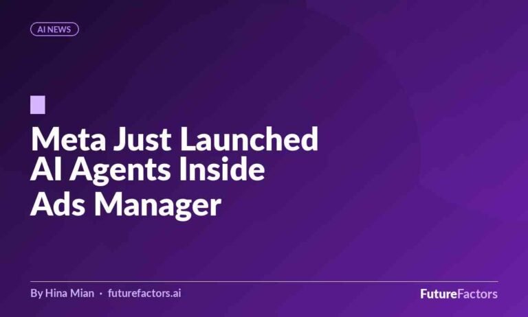 Meta Just Launched AI Agents Inside Ads Manager