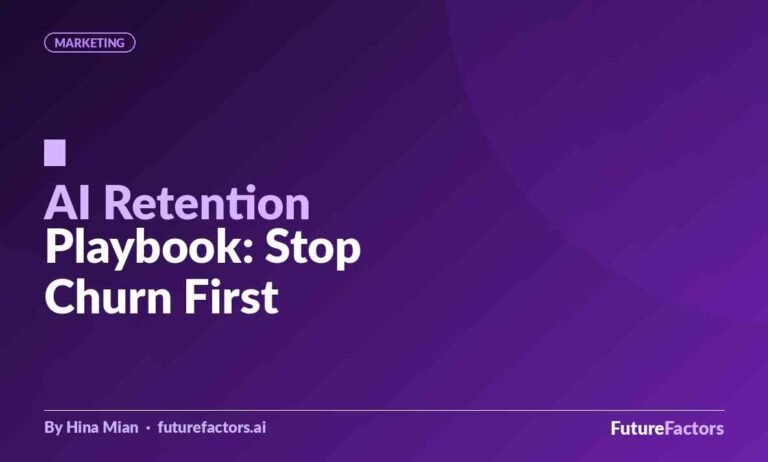 The AI Retention Playbook: How to Use Predictive AI to Stop Customer Churn Before It Starts