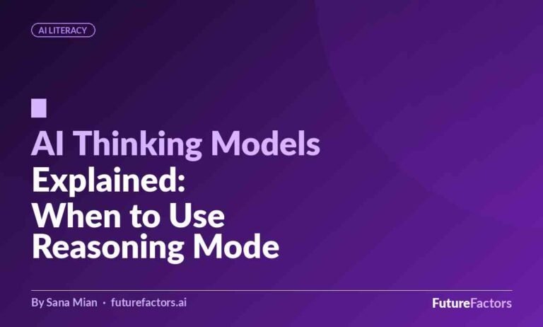 AI Thinking Models Explained: What Reasoning AI Actually Does (And When to Use It)
