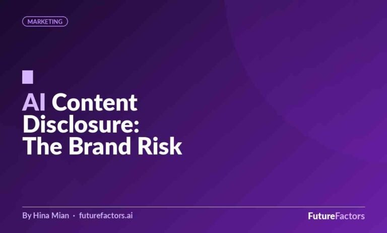 78% of Brands Use AI Content Without Disclosing It. That’s About to Become a Real Problem.
