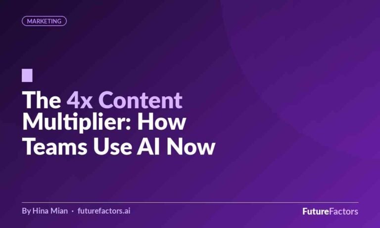 The 4x Content Multiplier: How Smart Marketing Teams Are Using AI Right Now