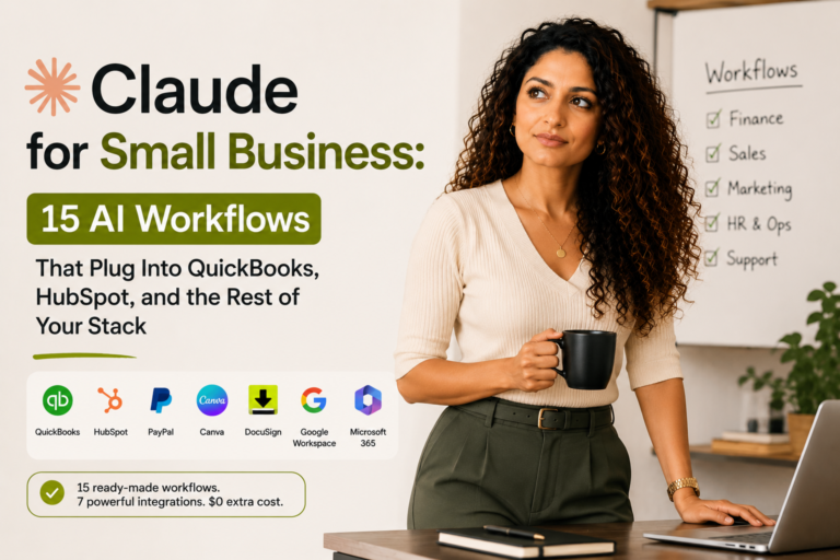 Claude for Small Business: 15 AI Workflows