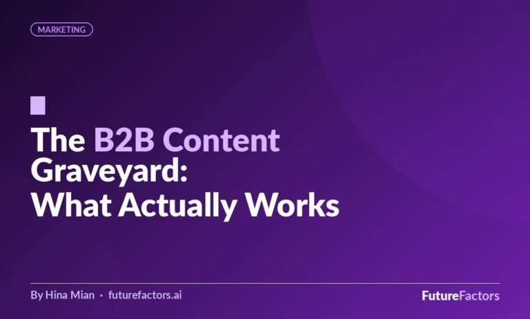 The B2B Content Graveyard: Why AI Is Making Generic Marketing Worse (And What Actually Works)