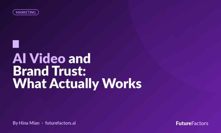 Why 36% of Consumers Trust You Less When You Use AI Video (And the Hybrid Approach That Actually Works)