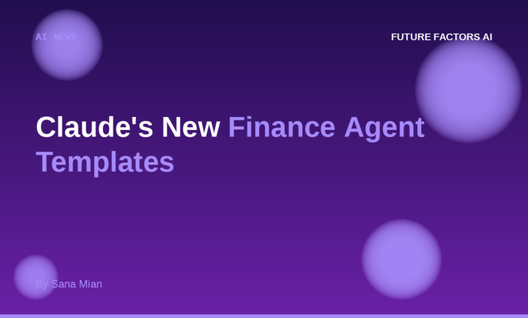 Claude’s New Finance Agent Templates: What Non-Technical Professionals Should Actually Care About