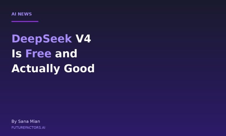 DeepSeek V4 Is Free, Open, and Genuinely Good: What Non-Technical Professionals Should Know