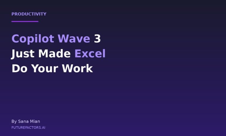 Copilot Wave 3 Just Made Excel, Word, and PowerPoint Do Your Work: The Practical Guide