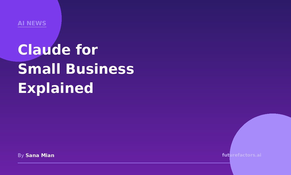 Claude for Small Business: 15 AI Workflows