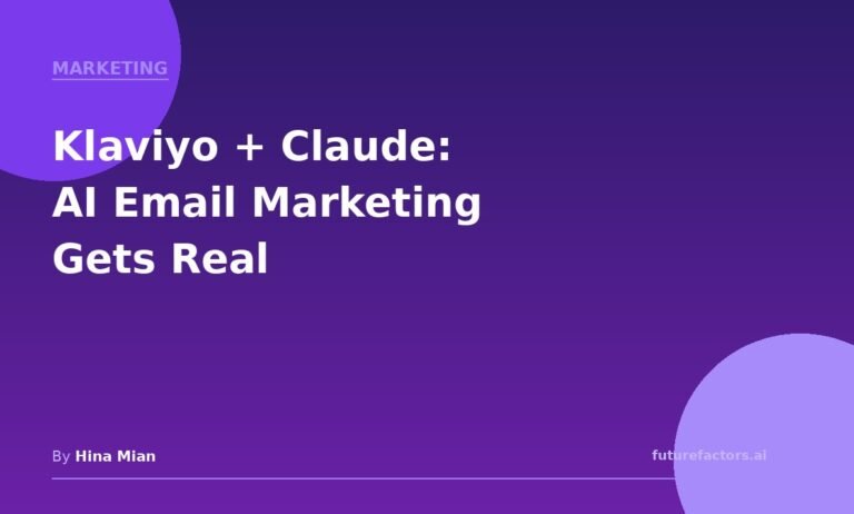 Klaviyo Just Wired Claude Into Your Email Marketing. Here’s What It Can Actually Do (And Where It Falls Short)