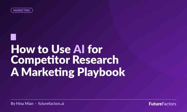 How to Use AI for Competitor Research: A Marketing Playbook (With Prompts)