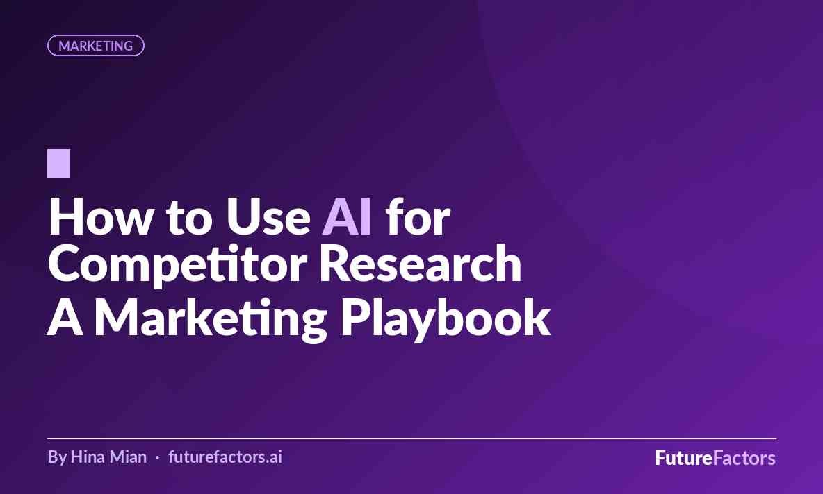 How to Use AI for Competitor Research