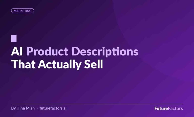 How to Use AI to Write Product Descriptions That Actually Sell