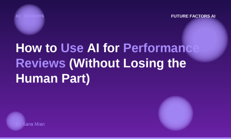 How to Use AI for Performance Reviews (Without Losing the Human Part)