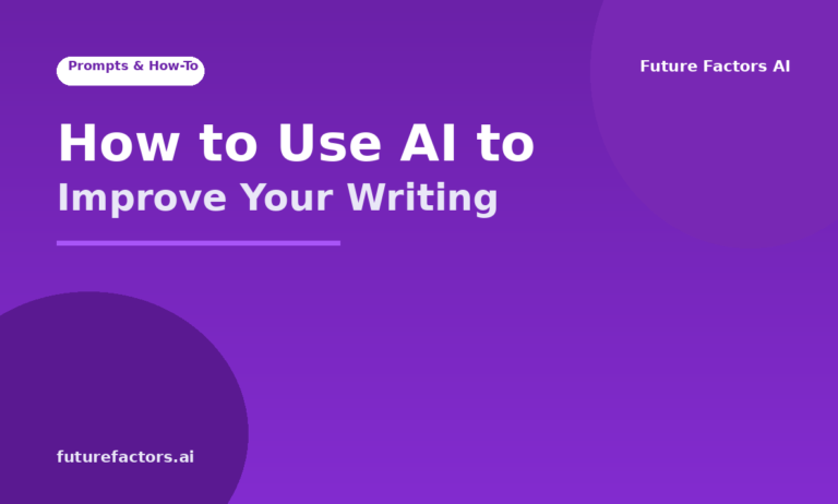 How to Use AI to Improve Your Writing at Work