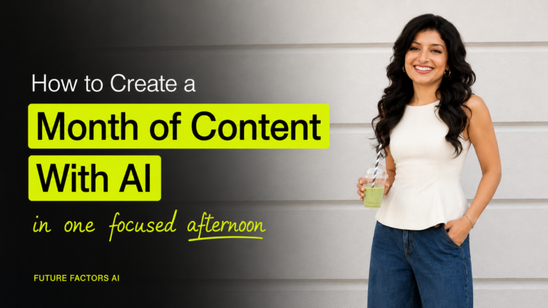How to Create a Month of Social Media Content With AI (in an Afternoon)