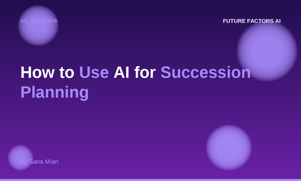 How to Use AI for Succession Planning