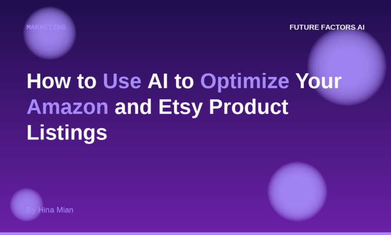How to Use AI to Optimize Your Amazon and Etsy Product Listings