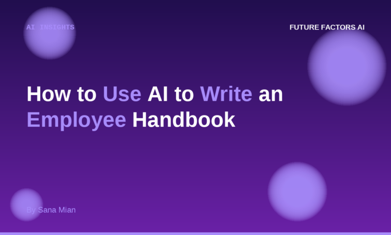 How to Use AI to Write an Employee Handbook