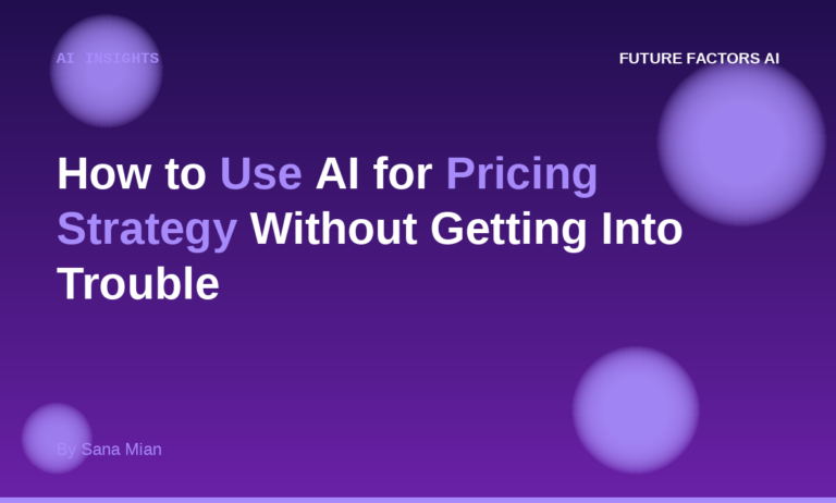 How to Use AI for Pricing Strategy Without Getting Into Trouble