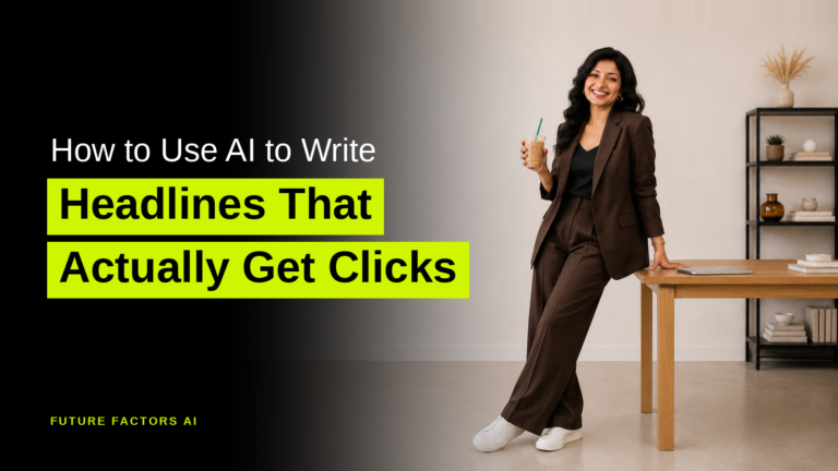 How to Use AI to Write Headlines That Actually Get Clicks - Hina Mian, Future Factors AI