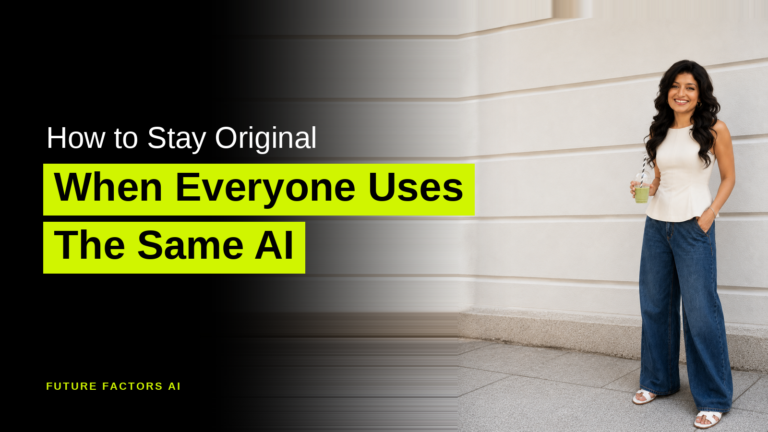 How to Stay Original When Everyone Uses The Same AI - Hina Mian, Future Factors AI
