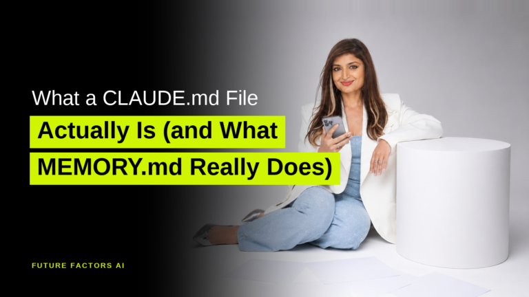 What a CLAUDE.md File Actually Is (and What MEMORY.md Really Does) - Sana Mian, Future Factors AI