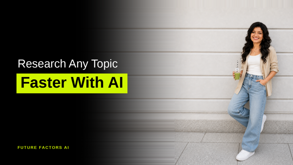 Research Any Topic Faster With AI - Hina Mian, Future Factors AI